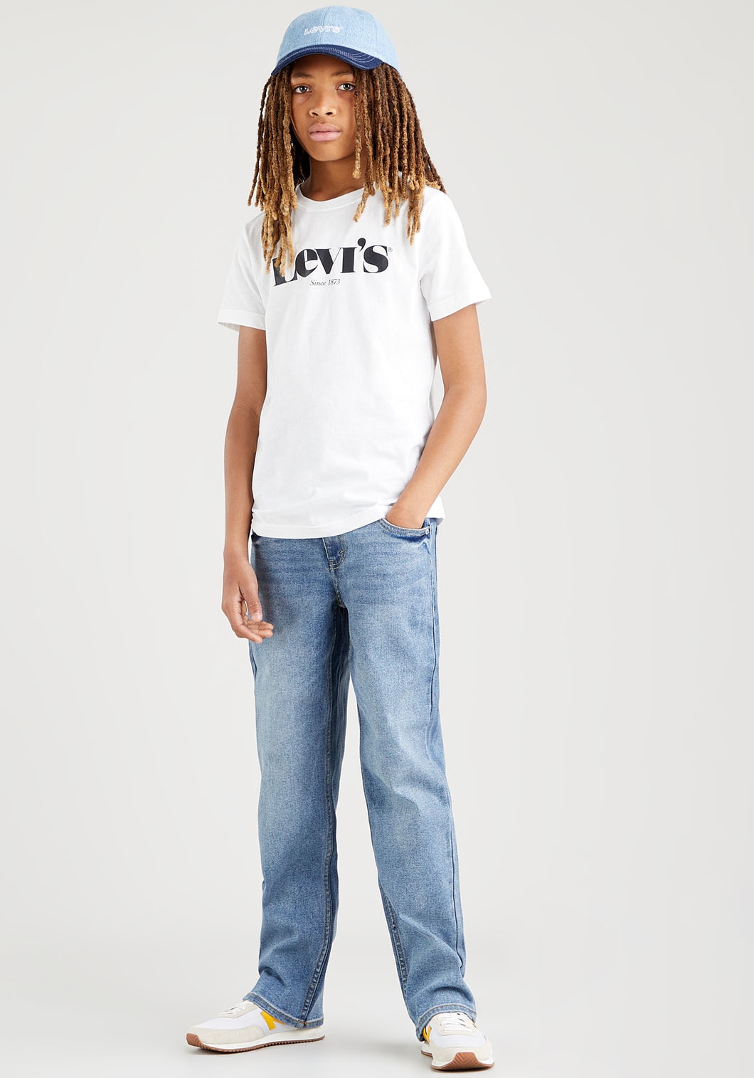 Levi's® Kids Stretch-Jeans »LVB STAY LOOSE TAPER JEANS«, for BOYS