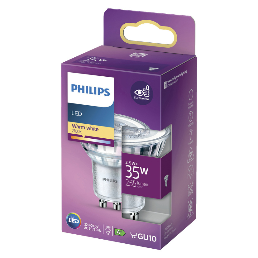 Reflektorpære LED GU10 3,5 W 255 lm