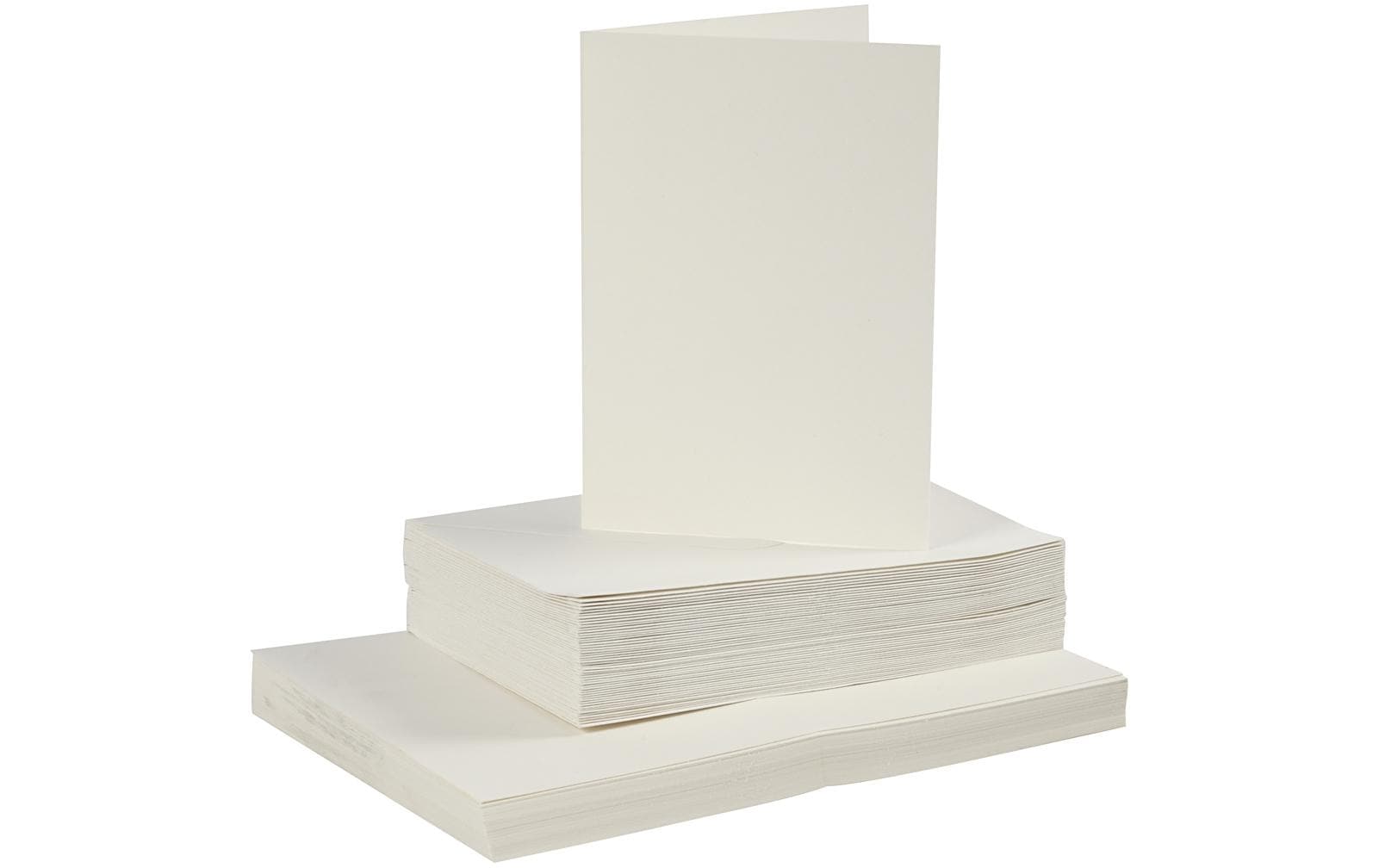 Blankokarte und Couvert 10.5 x 15 cm, 50 Stück, BeigePostkarten mit Umschlag für jeden Anlass