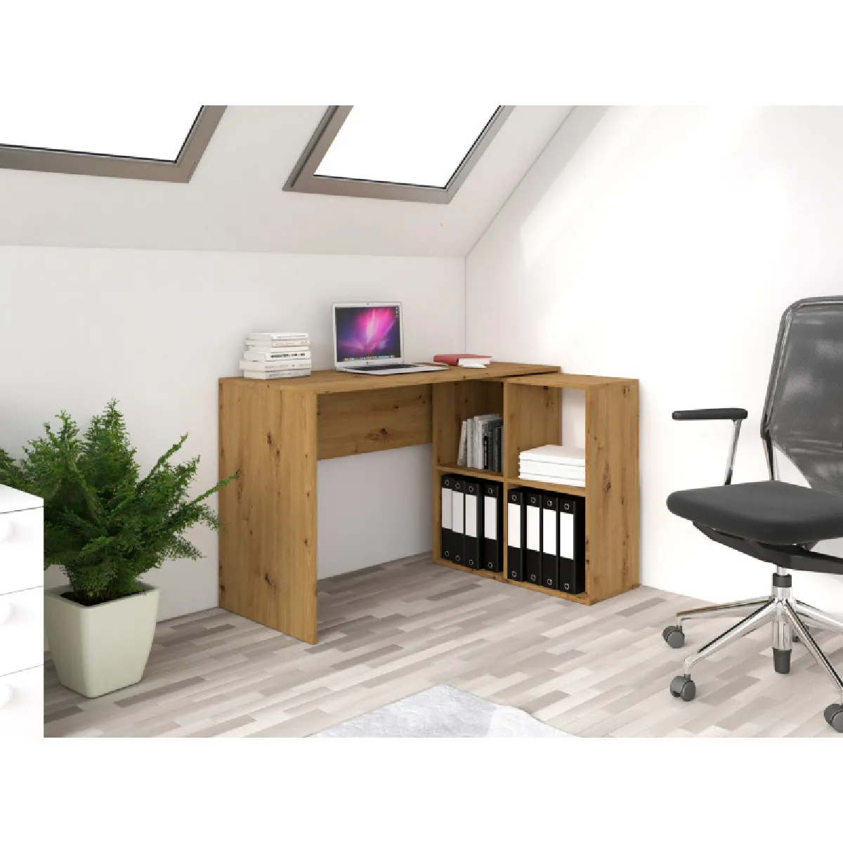 Vivaldi Bureau Ples - 120 cm Chêne Artisan