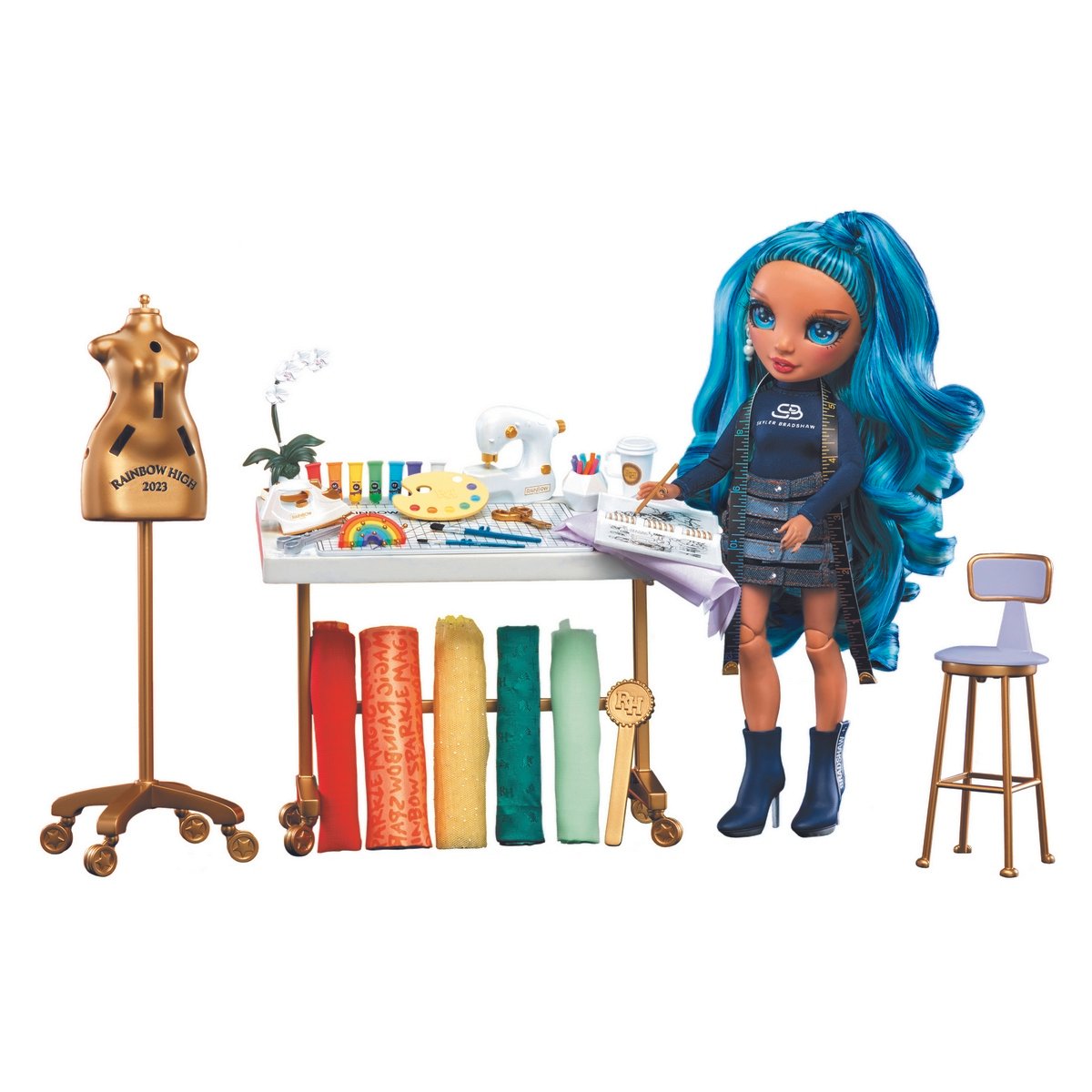 Coffret poupée Rainbow High Design Fashion Studio