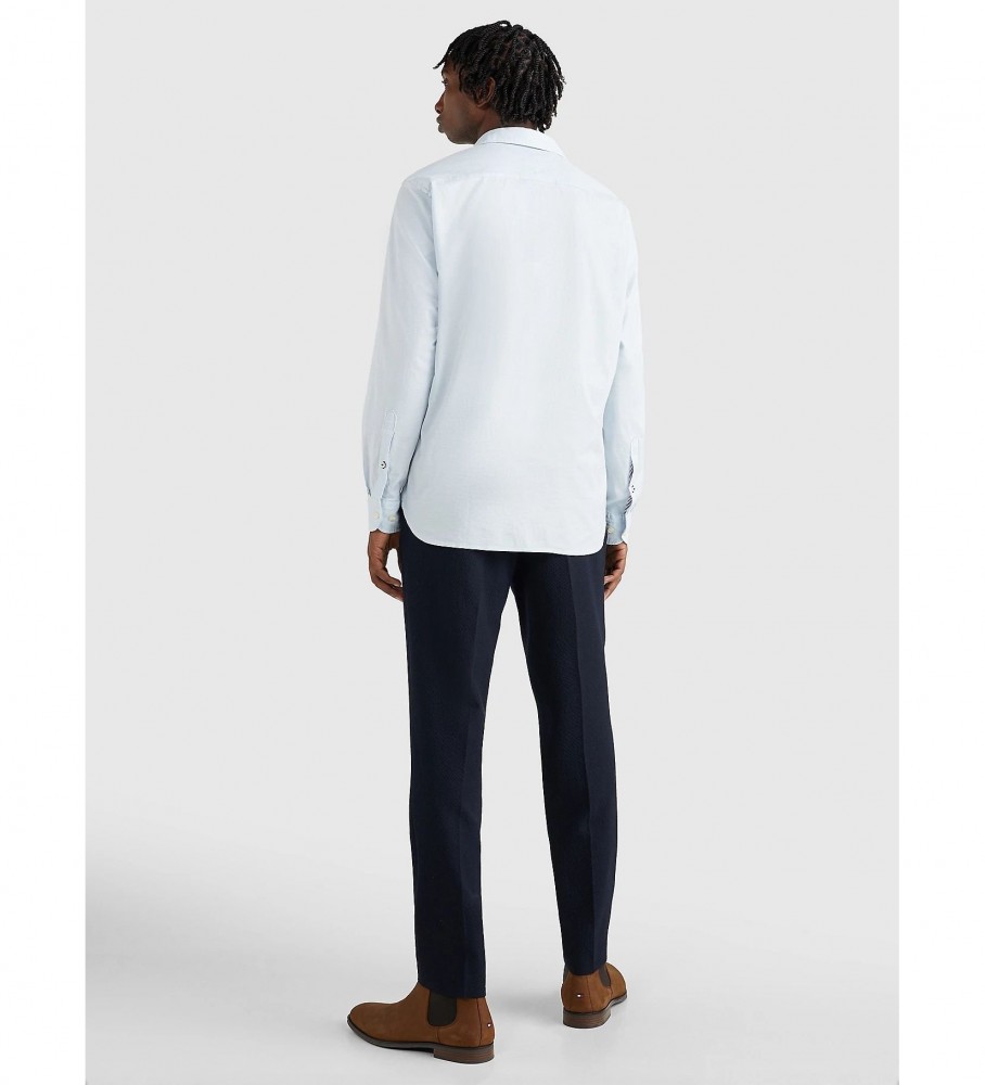 Camisa Tommy Hilfiger Coleção 1985 TH Flex azul