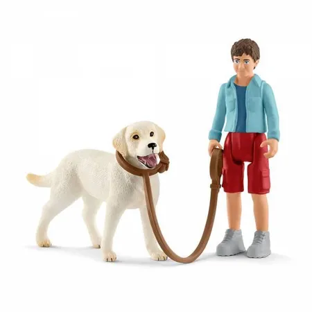 Schleich® 42478 Spaziergang mit Labrador