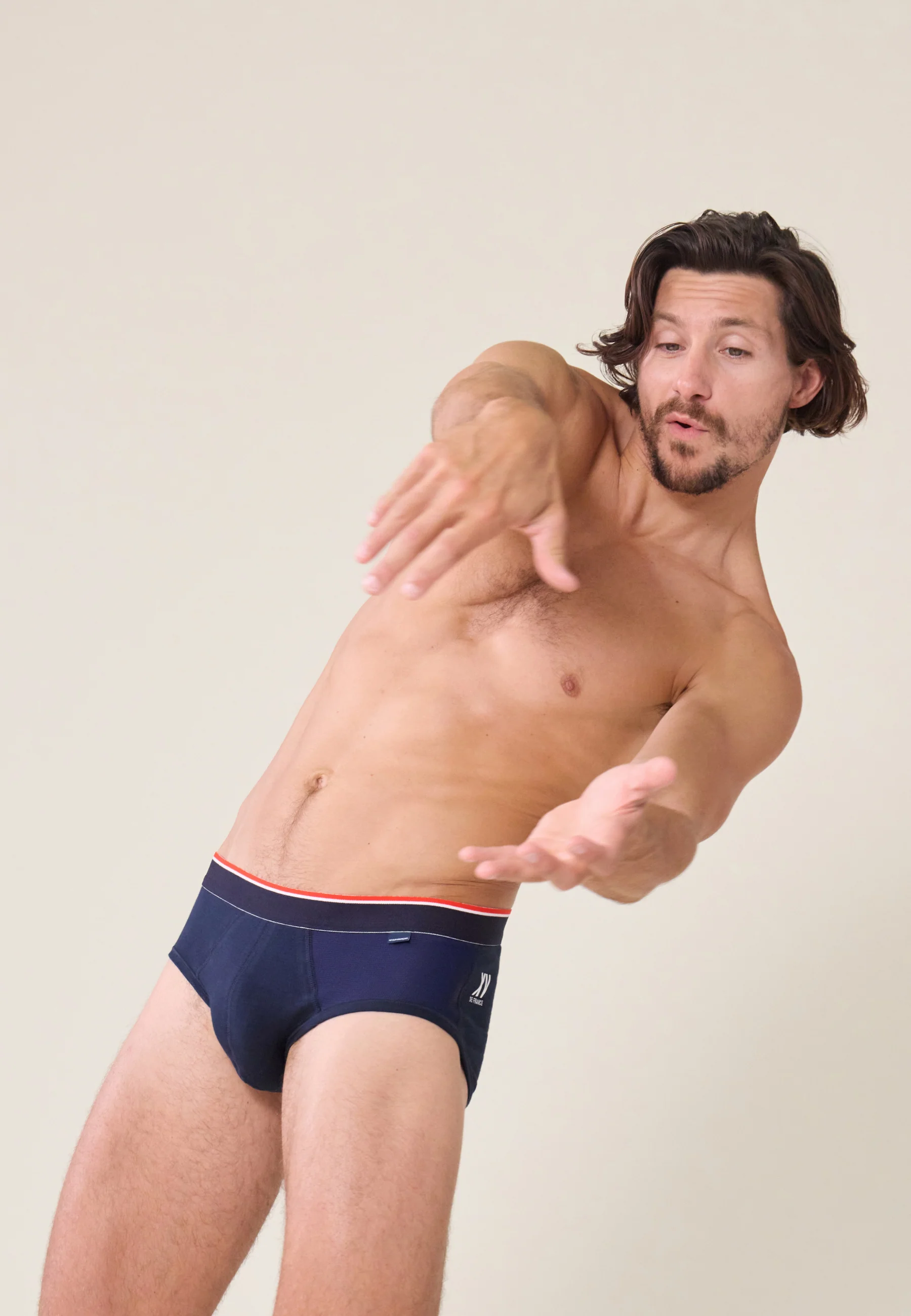 Slip en coton-Terrible Bleu Marine XV de France