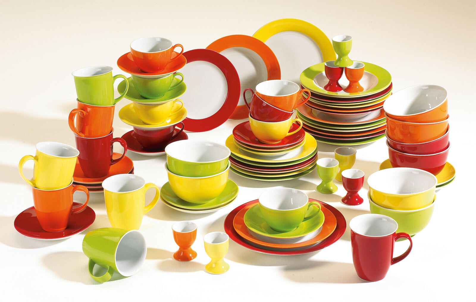 Ritzenhoff & Breker Teller tief DOPPIO 6er Set grün