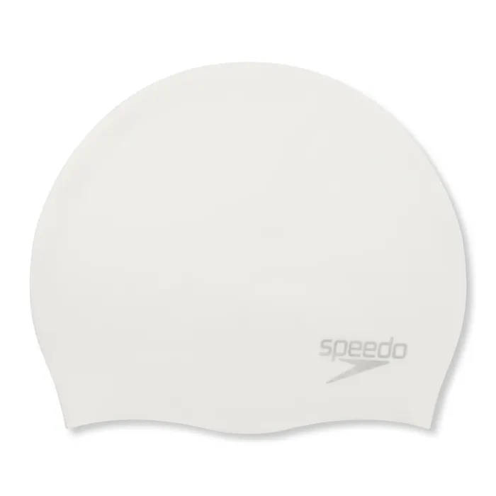 Speedo Plain Moulded Silicone Badmuts Senior