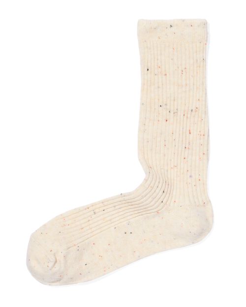 chaussettes femme avec coton beige