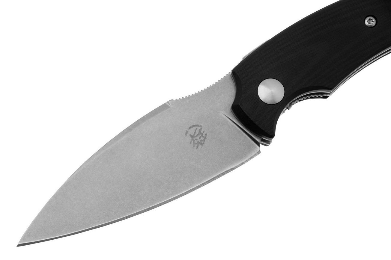 Fox Knives Honos FX-538 G10B, Stonewashed Becut, Black G10 zakmes, Bastinelli design