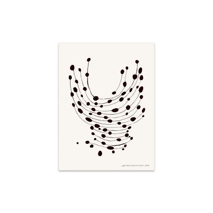 The Poster Club - Dancing Dots von Leise Dich Abrahamsen, 30 x 40 cm
