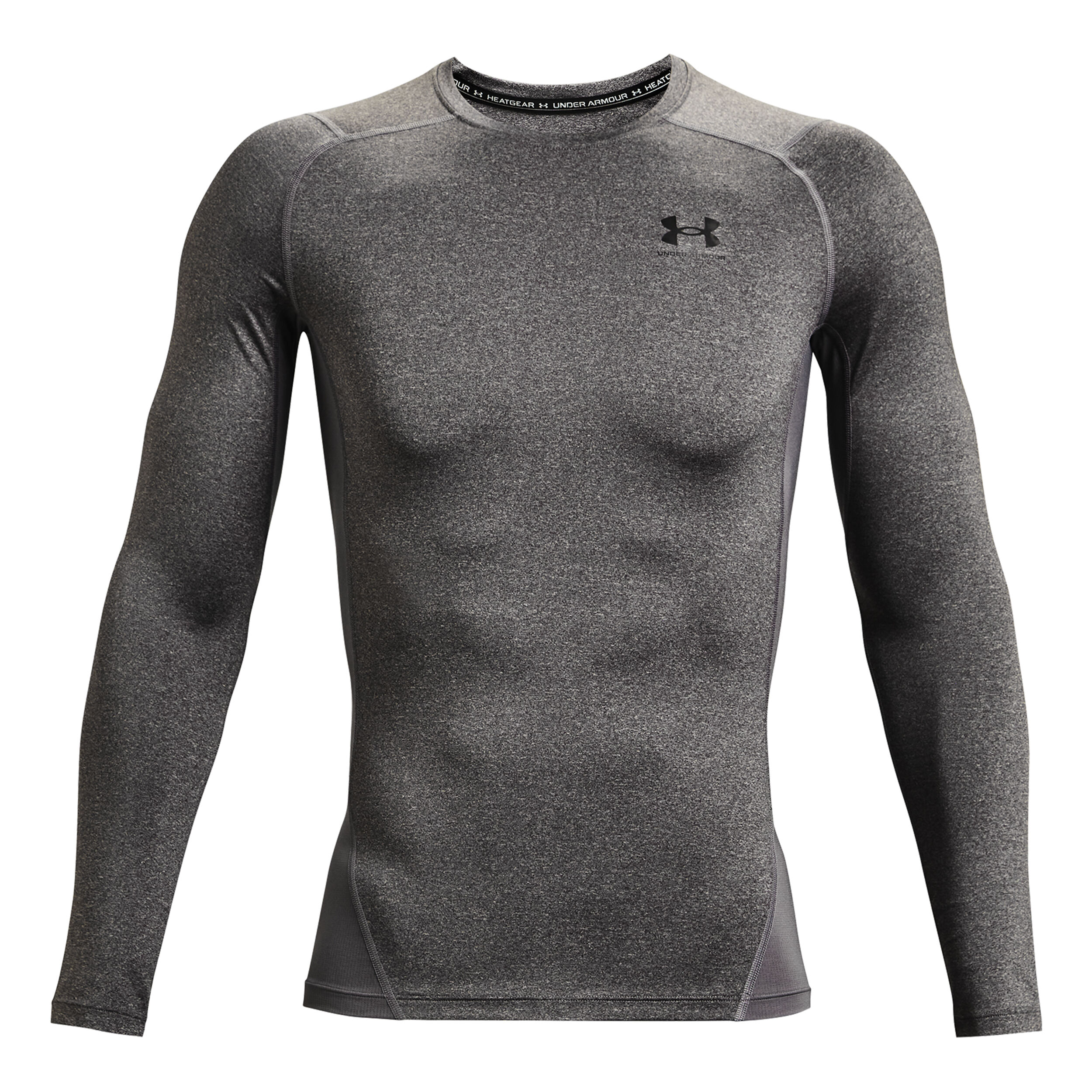 Under Armour Heatgear Comp Haut Manches Longues Hommes - Anthracite , Noir
