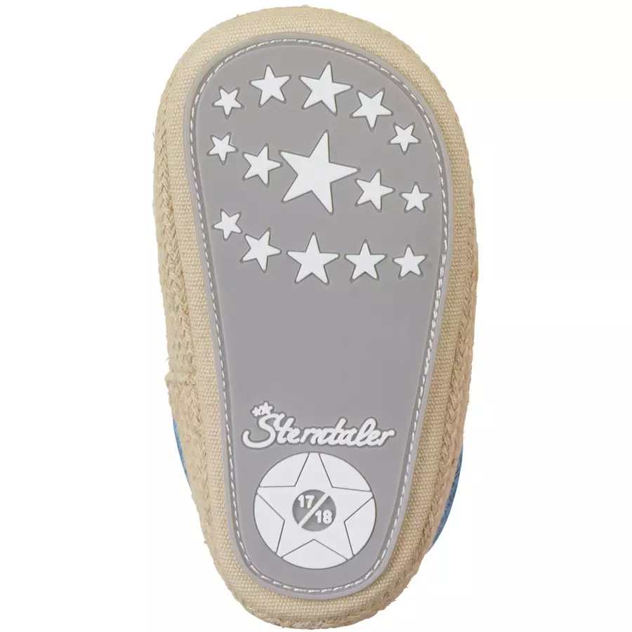 Sterntaler Baby-Schuh Löwe mittelblau