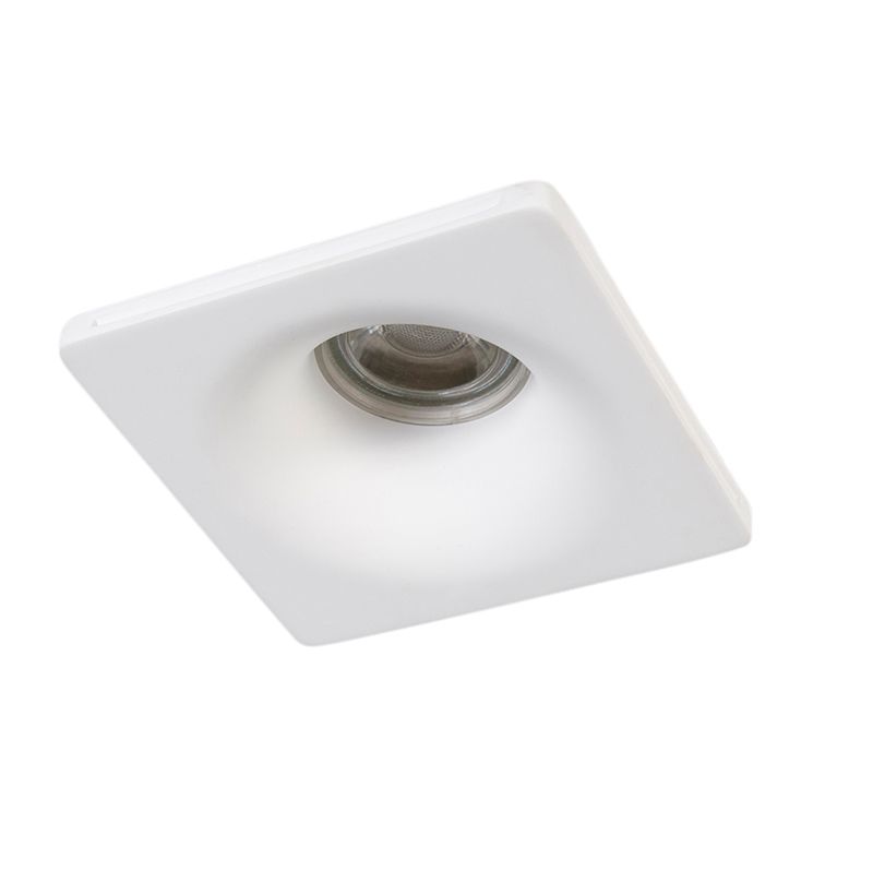 Inbouwspot wit 12 cm rond - Gypsy Stucco