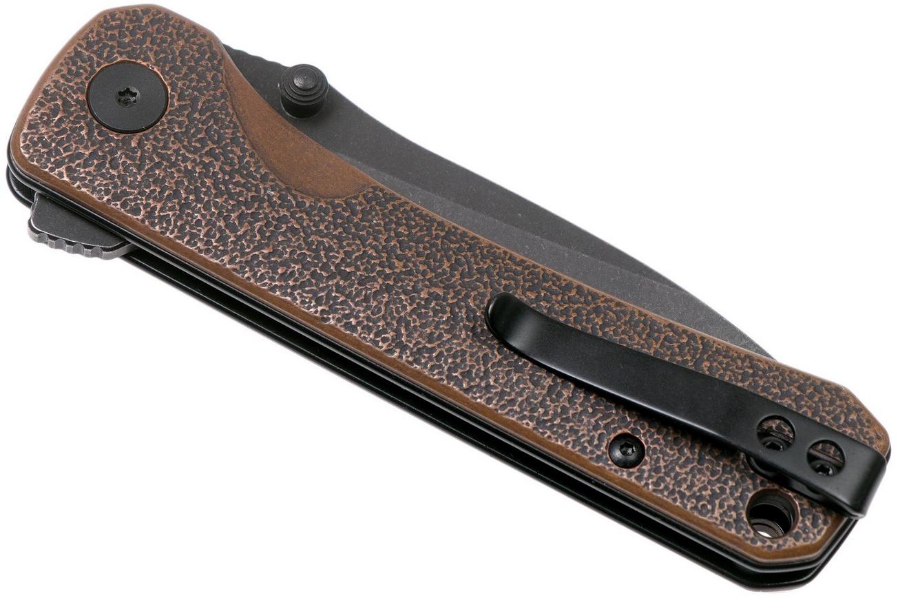 QSP Knife Hawk QS131-N Copper, Blackwashed zakmes