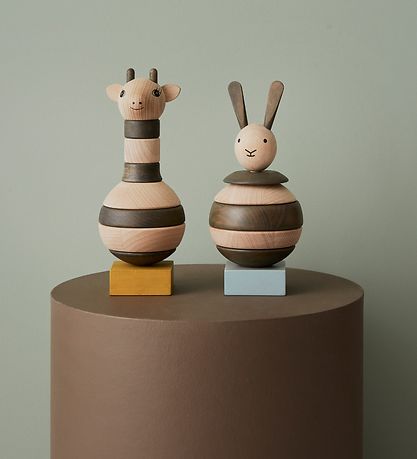 OYOY Bauklötze - Hase - Nature/Dark