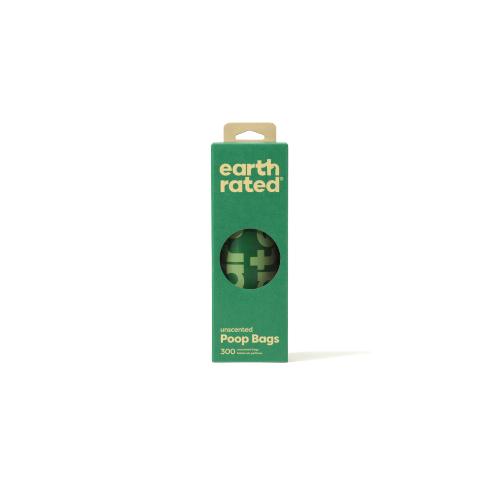Earth Rated Eco Poepzakjes Dispenser Tissue Stijl Geurloos300 zakjes