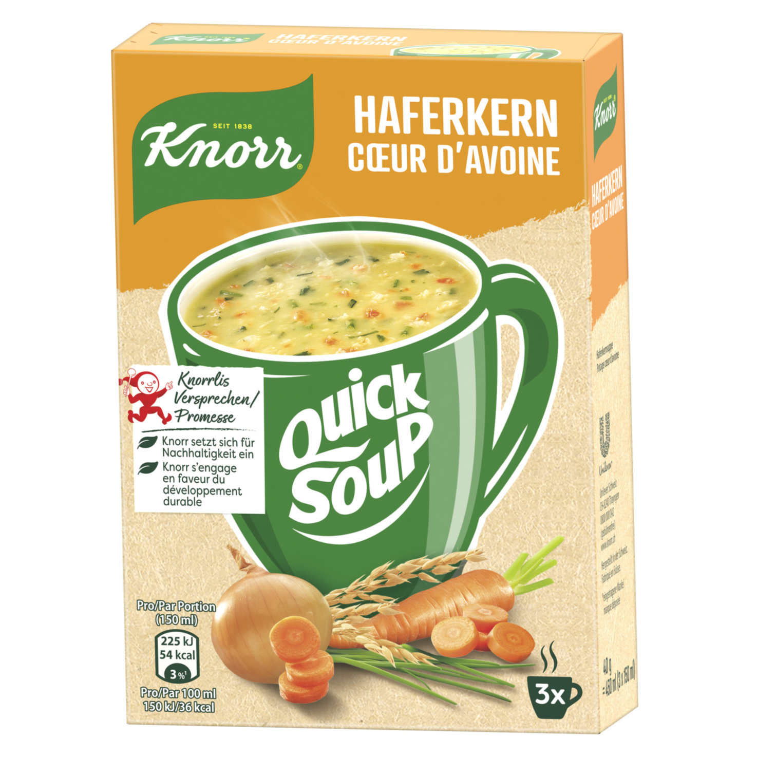 Knorr Quick Soup Haferkern 40G