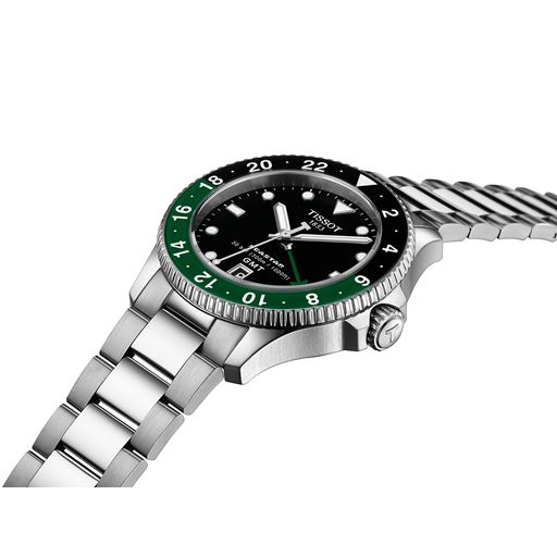 Tissot Seastar 1000 Quartz GMT T120.852.11.051.00 Herreur, Steel/Black, 40 mm