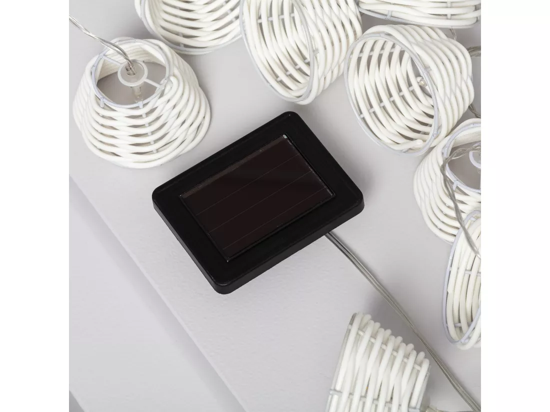 Guirlande LED Solaire Digha 1,8m Blanc