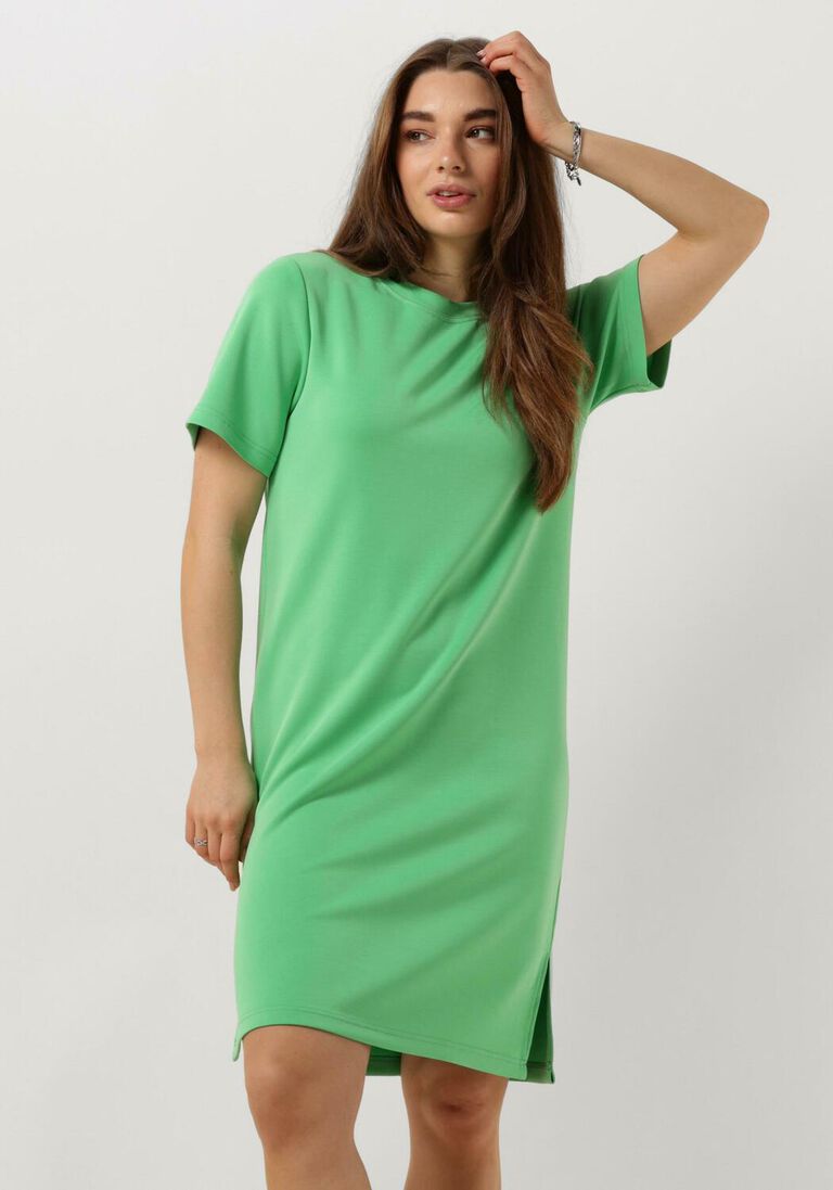 MY ESSENTIAL WARDROBE groene my essential wardrobe mini jurk ellemw dress