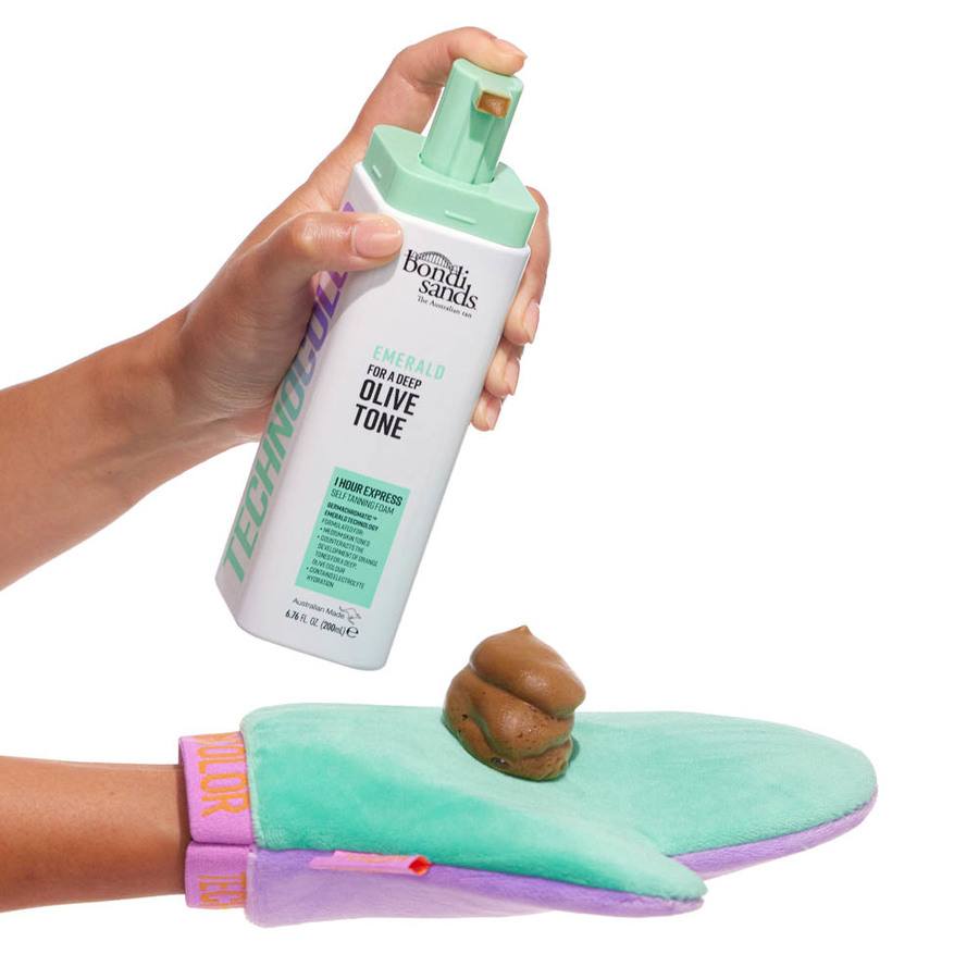 Bondi Sands Technocolor Emerald 1 Hour Express Self Tanning Foam 200ml