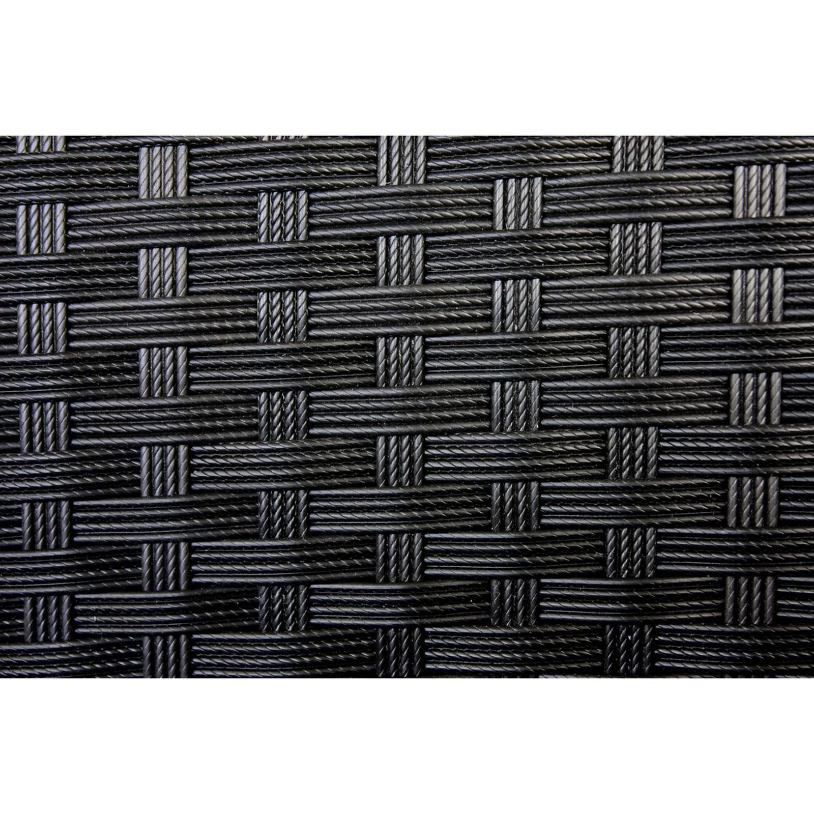 2er-Set Stapelstühle LONDON - schwarz - Geflecht