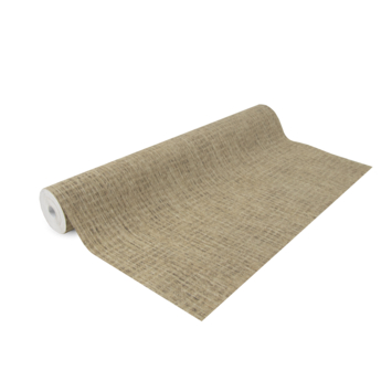 Vliesbehang Canvas warm bruin (dessin 125085)
