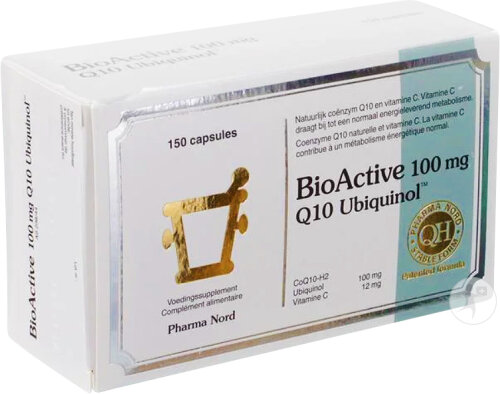 Pharma Nord BioActive Q10 100mg Ubiquinol Énergie 150 Capsules