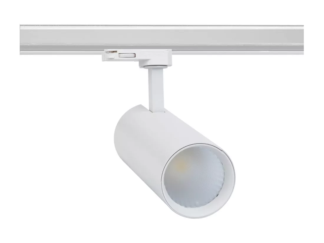 Spot LED sur Rail Triphasé 30W Bertha LIFUD Blanc 3000K Blanc chaud