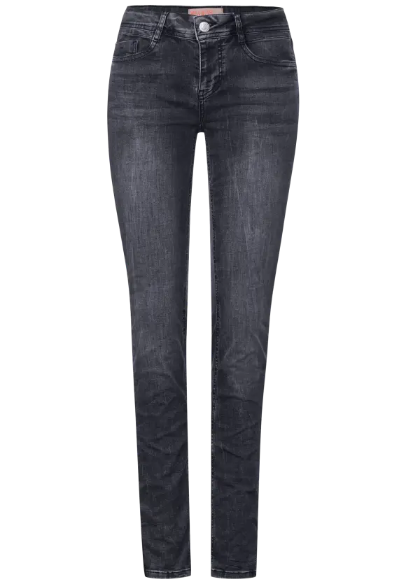 Graue Casual Fit Jeans - authentic grey wash