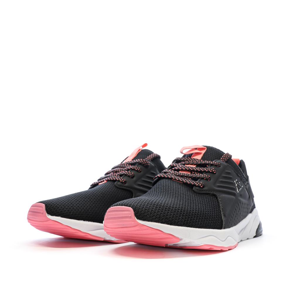 Kappa Baskets Noires/Roses Fille Kappa San Puerto Lace