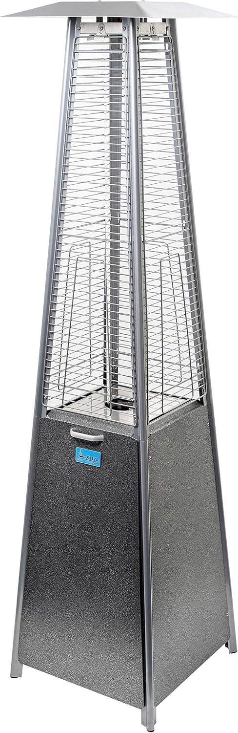 ACTIVA Heizstrahler Terrasse Pyramide Cheops II I Premium Heizstrahler inkl. Duran Schott Glasröhre I Leistungsstarker Heizpilz für Wärme auf Abruf