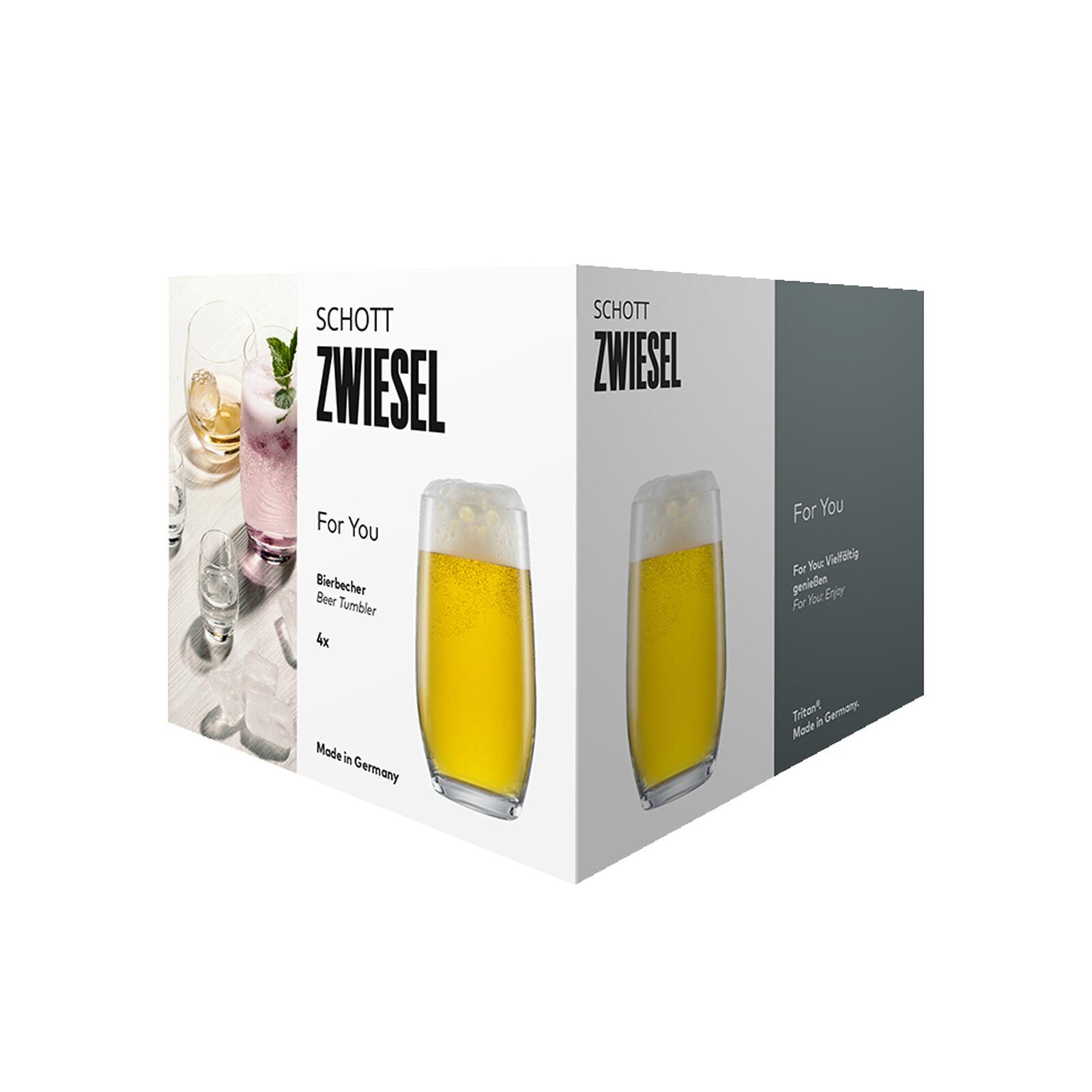 Schott Zwiesel Bierbecher For you 330 ml 4er Set