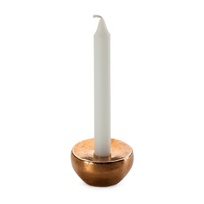 Kleiner Tischleuchter Bronzeguss