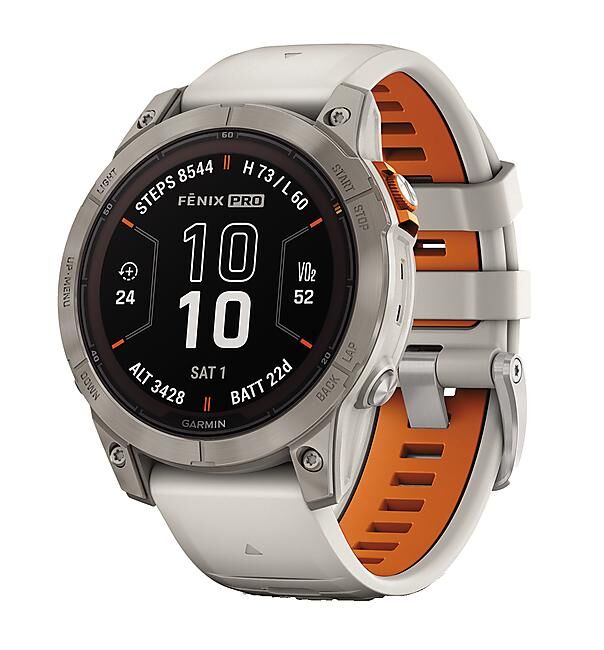 GARMIN - MONTRE GPS FENIX 7 PRO SAPPHIRE SOLAR TITANE