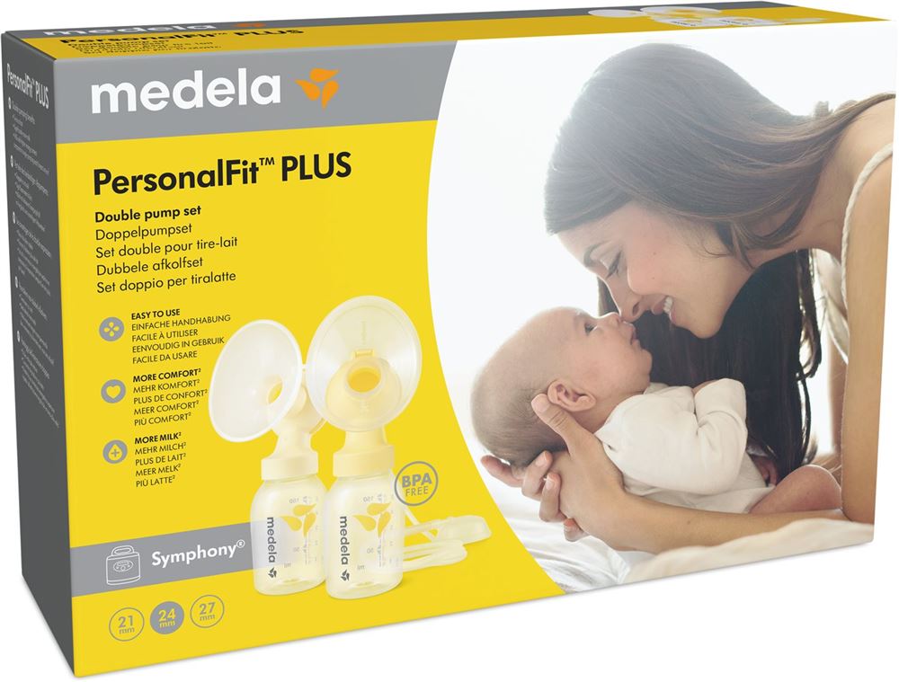 MEDELA Symphony Doppelpumpset M mit PersonalFit PLUS 24 mm 1 Stk