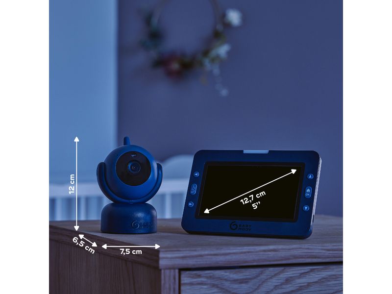 Babymoov Babyphone Video YOO MASTER PLUS HD Babyphone mit grossem 5