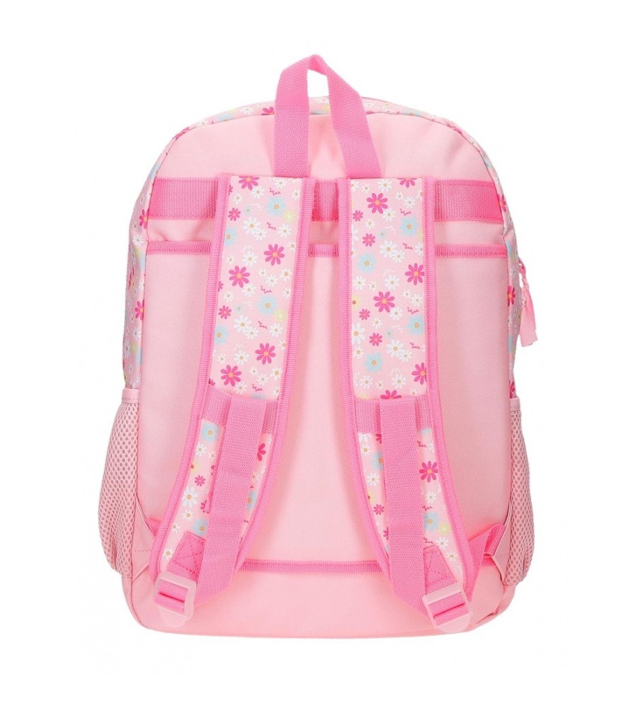Mochila Roll Road 42cm Roll Road Coffee Shop rosa