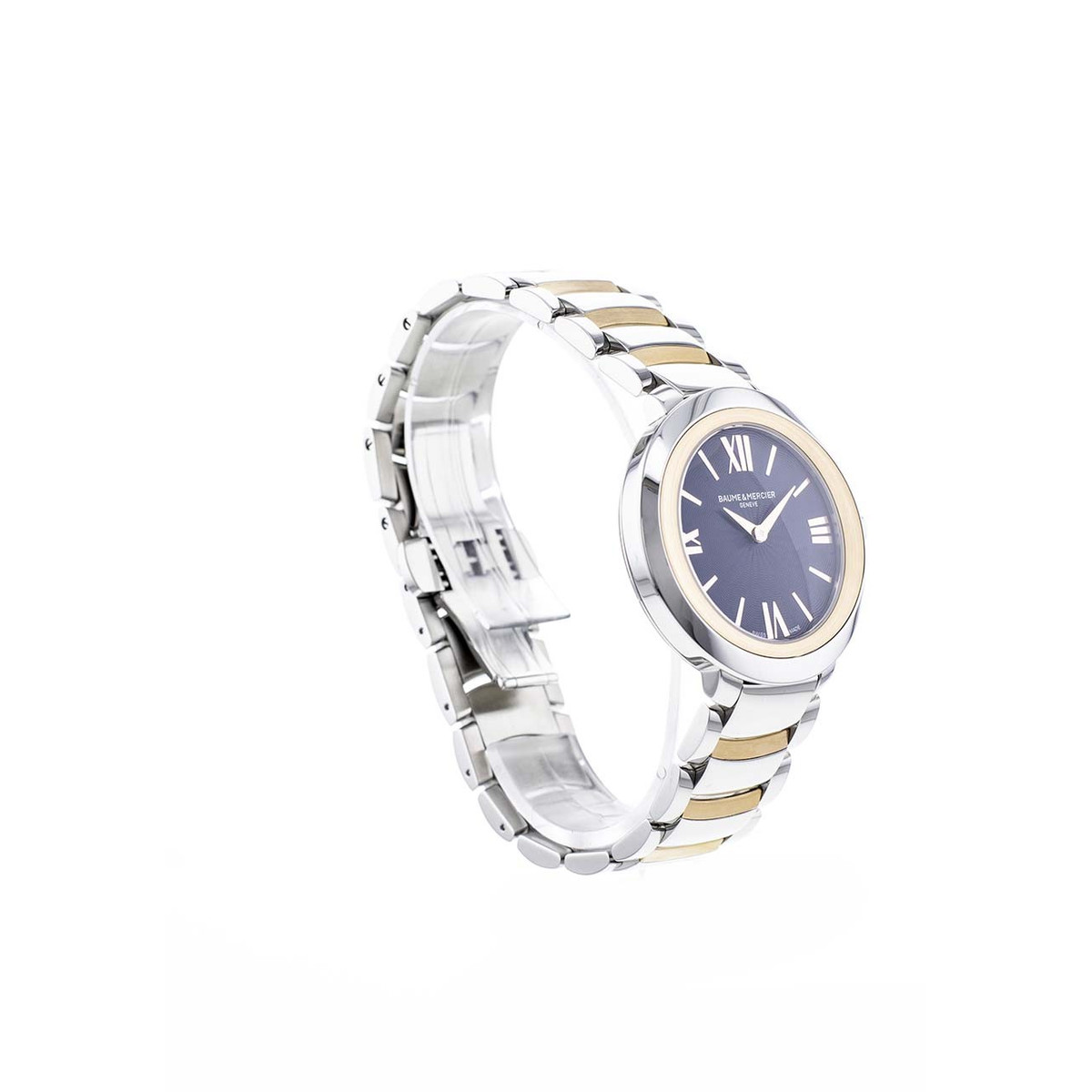 Montre d'occasion Baume et Mercier Promesse femme acier et plaqué or