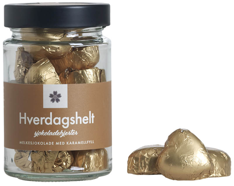 Hjertesjokolade Hverdagshelt gull