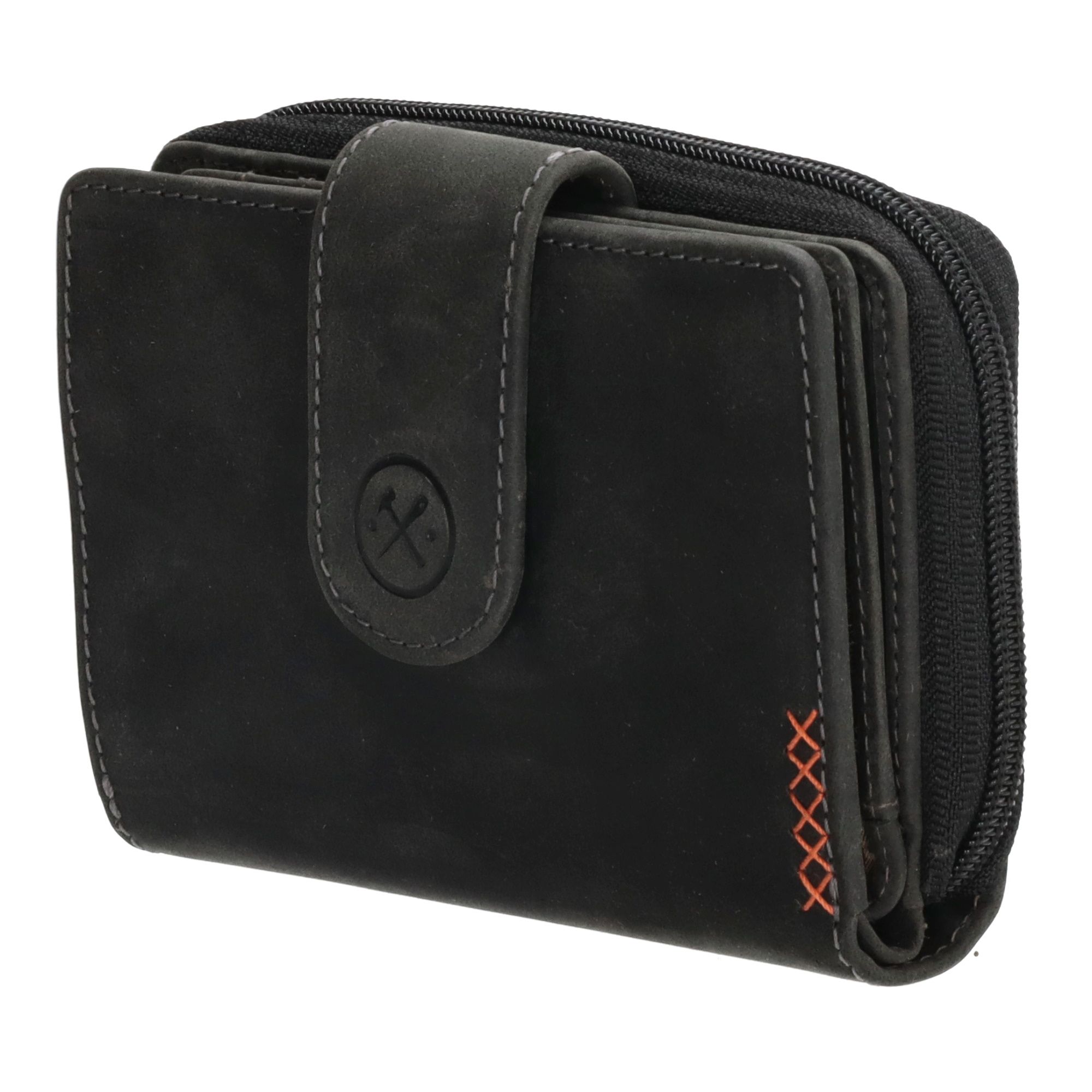 Hide & Stitches Idaho Wallet Zwart