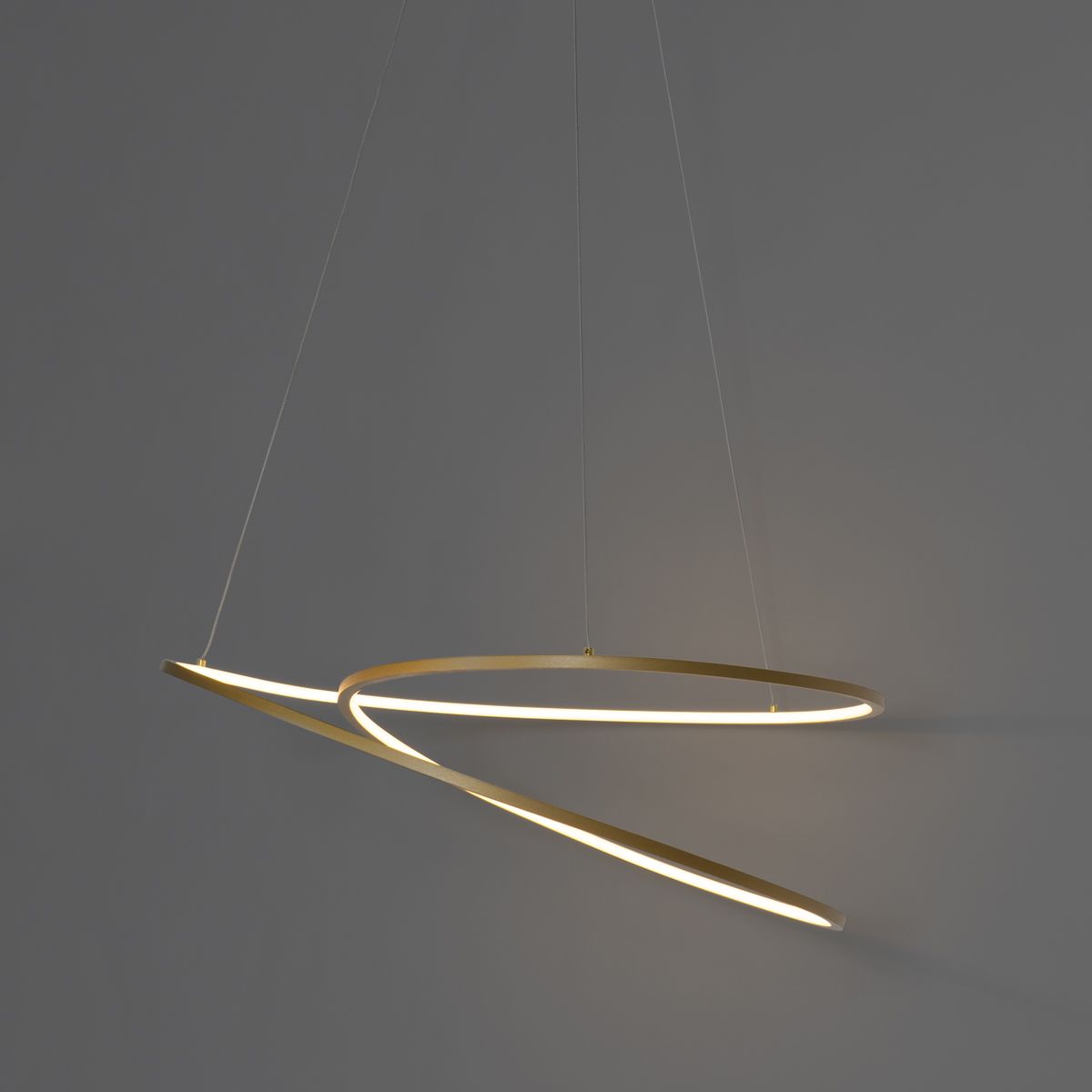 Design hanglamp goud 72 cm incl. LED 3-staps dimbaar - Rowan