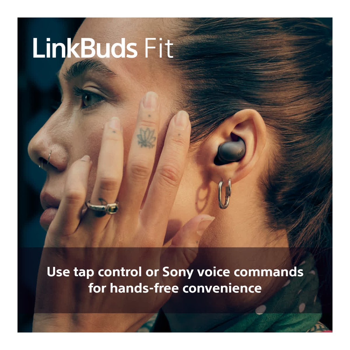 Sony LinkBuds Fit helt trådløse in-ear hodetelefoner (grønn)