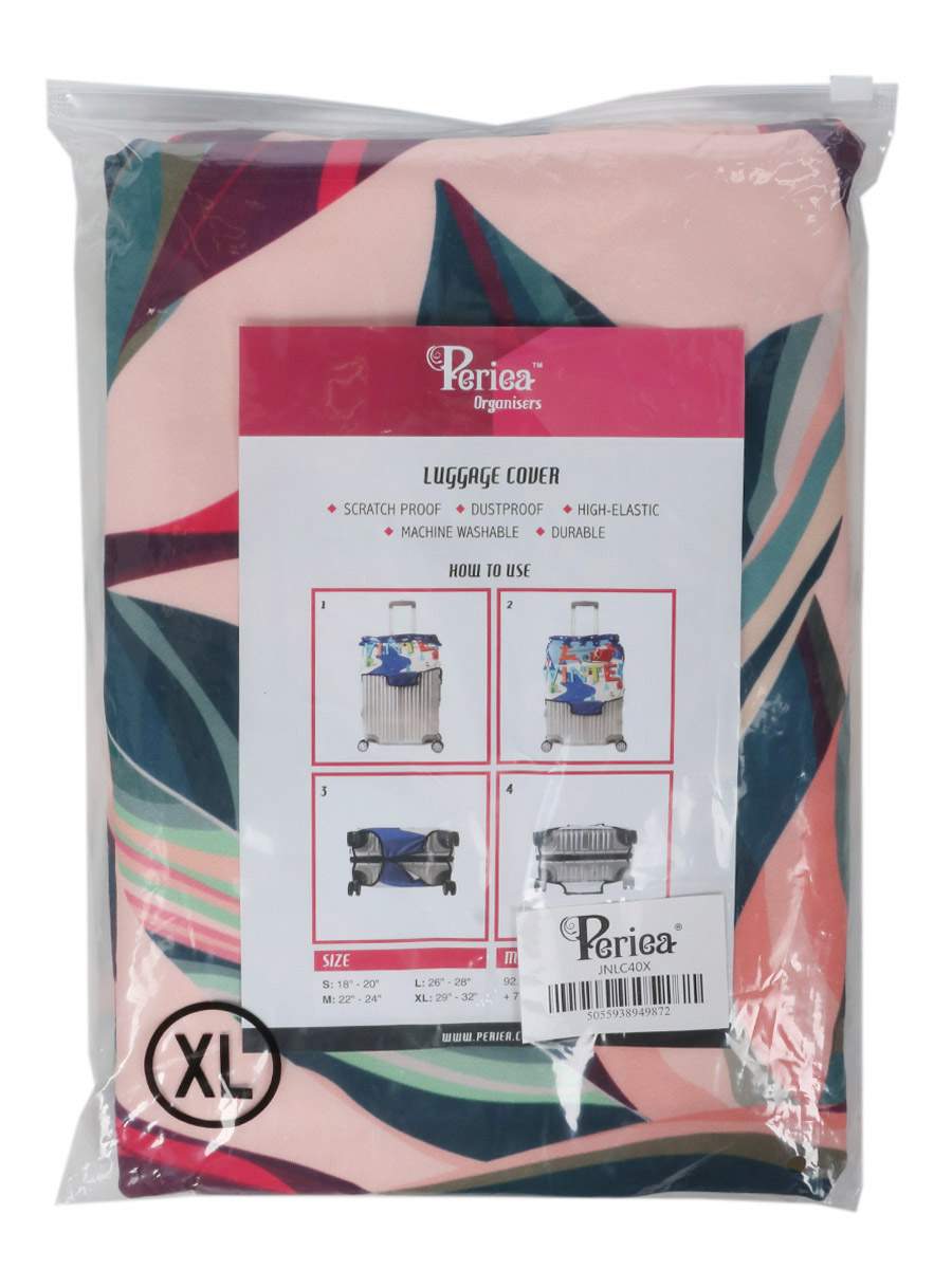 Housse de valise Periea Peach Leaves XL