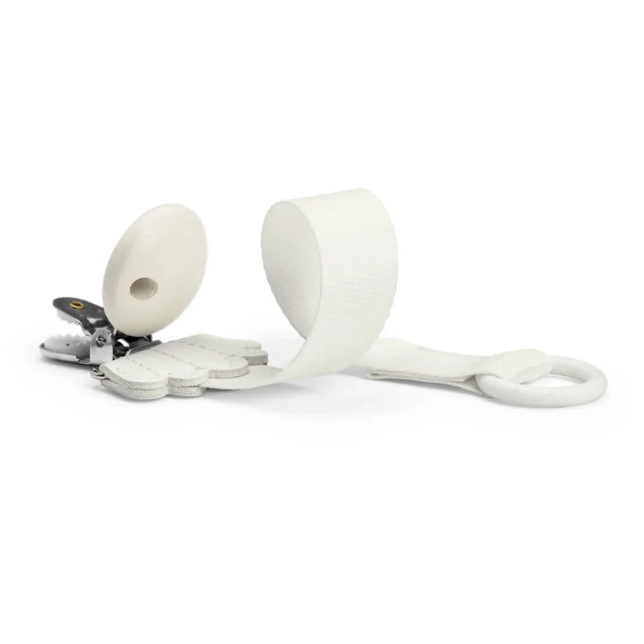 Elodie Attache Suce en Bois - Vanille Blanche