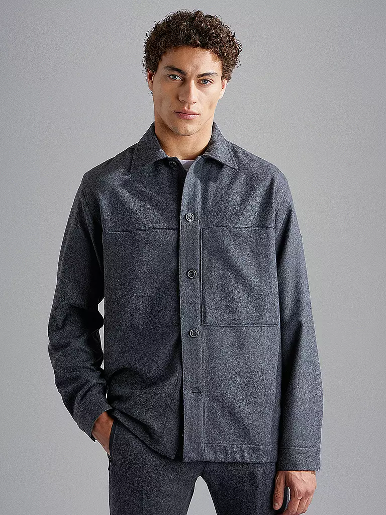 PAUL & SHARK Overshirt  grau
