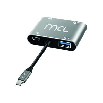 MCL Samar - Station d'accueil - USB-C 3.2 Gen 2 - VGA, HDMI