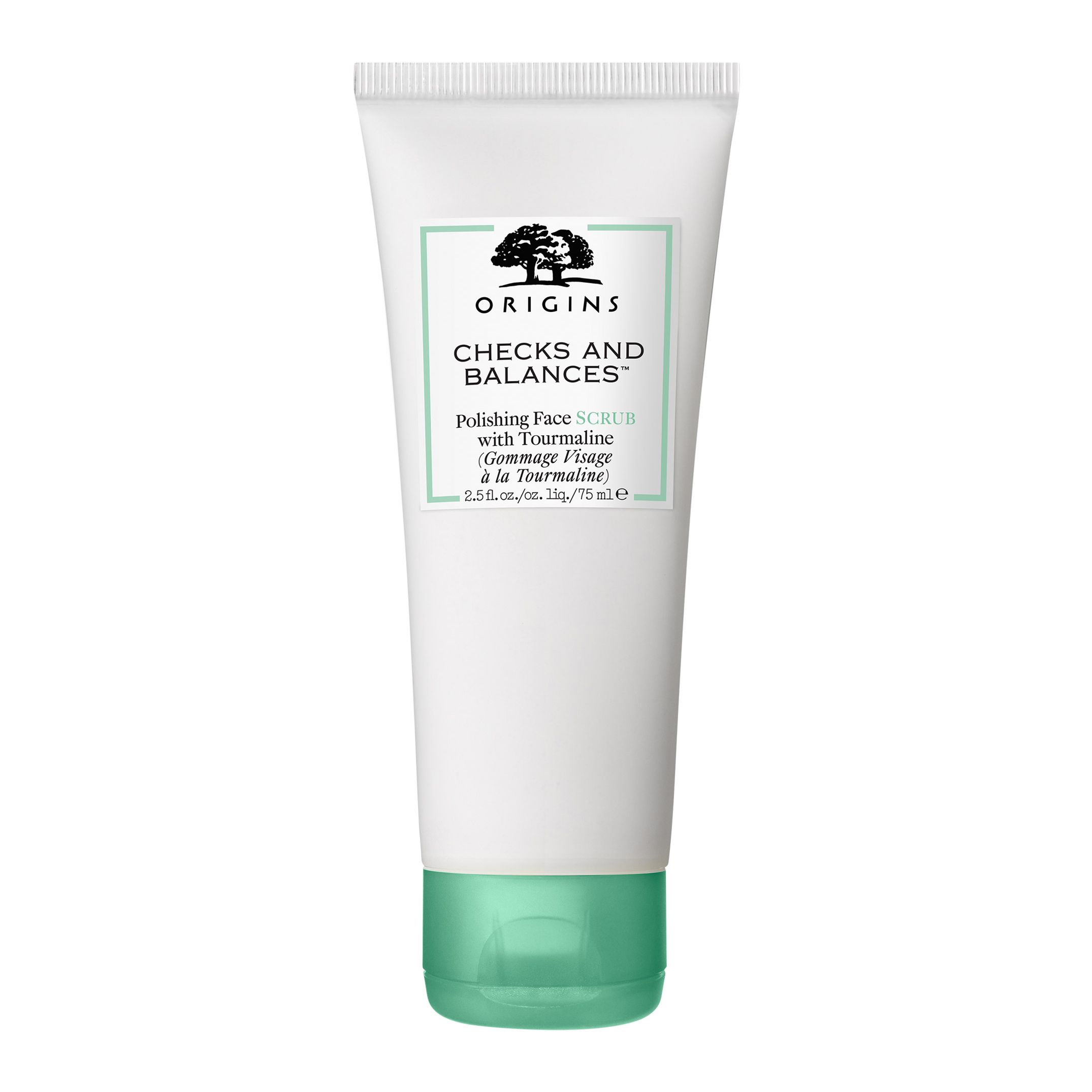 ORIGINS Checks and Balances™ Polishing Face Scrub with Tourmaline + GinZing™ SPF40 Energy-Boosting Tinted Moisturizer 15ml GRATIS