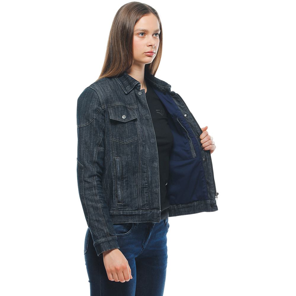 Dainese - Blouson femme Denim Lady Bleu