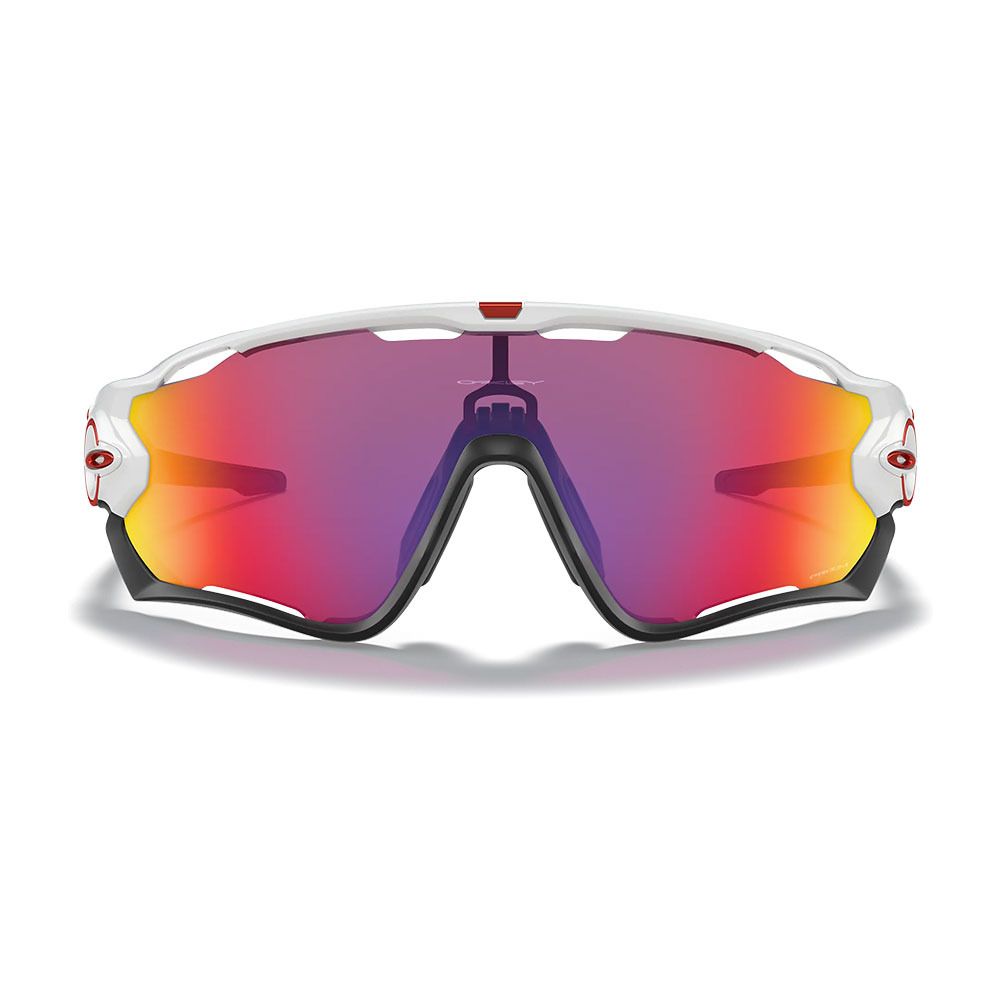 Oakley JAWBREAKER - Lunettes de soleil polished white/prizm road