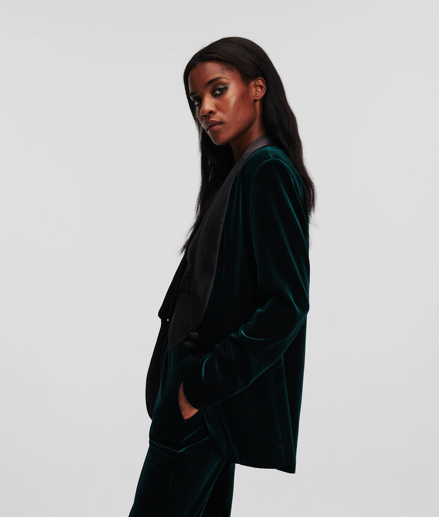BLAZER EN VELOURS